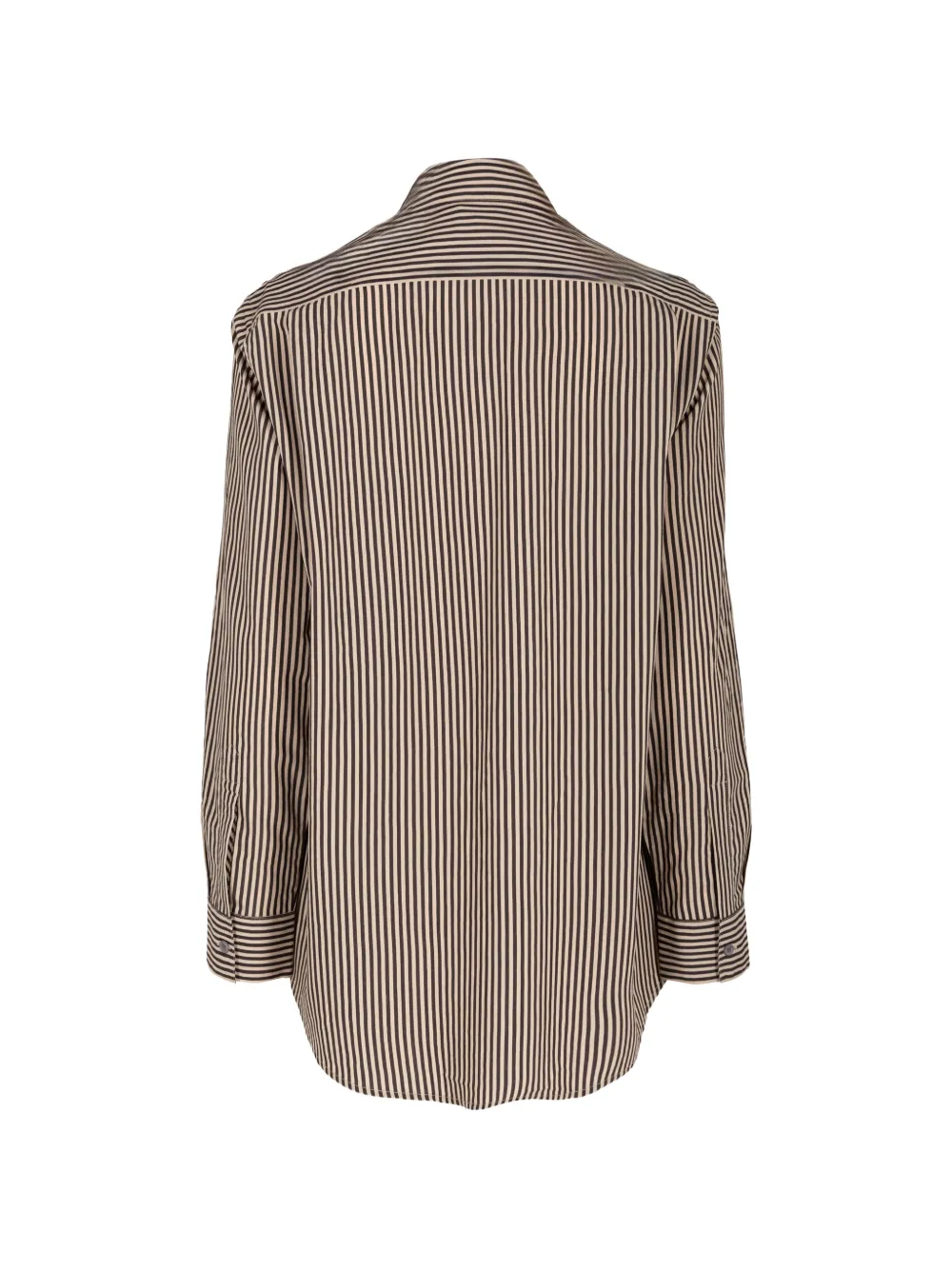 AGOLDE Aris Striped Shirt in Neutrals, view 2