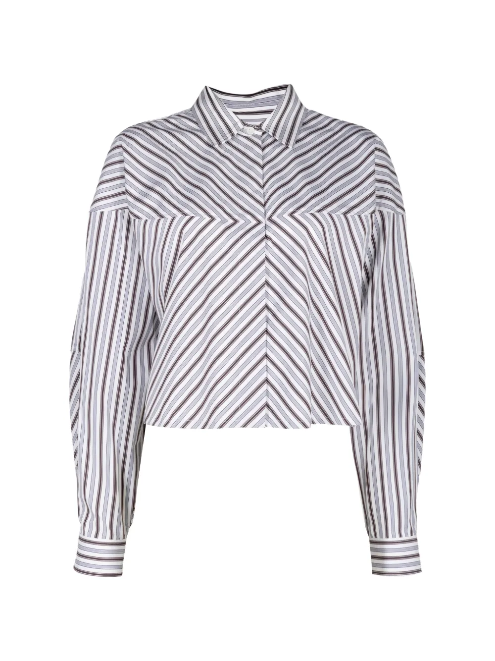 AGOLDE Agnes striped shirt