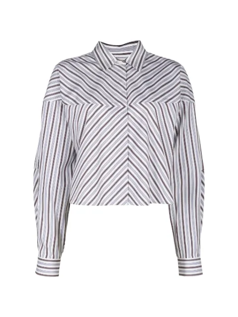 AGOLDE Agnes striped shirt