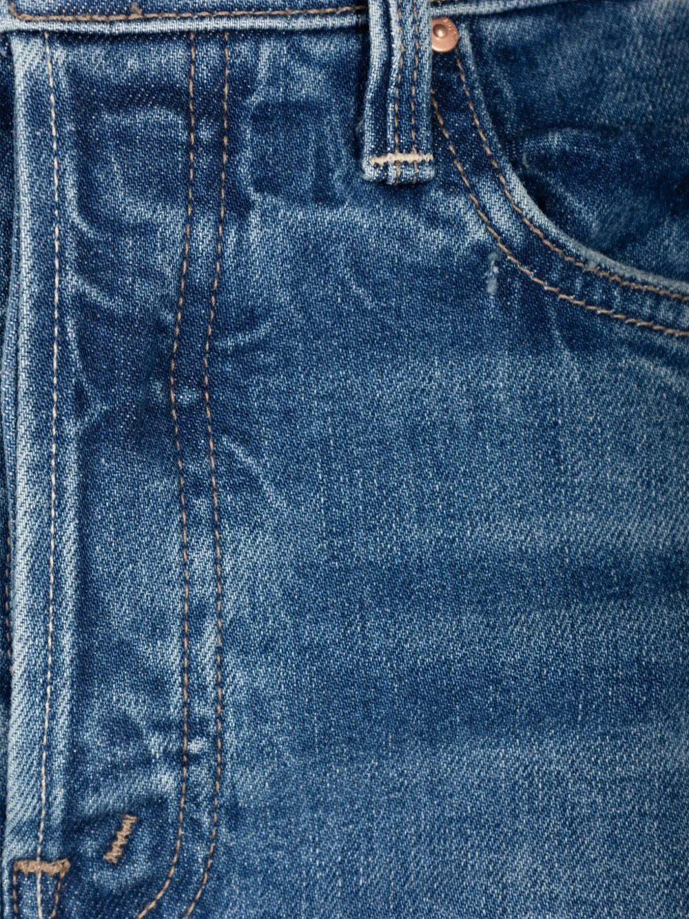 MOTHER The Tomcat Roller Sneak jeans Blauw