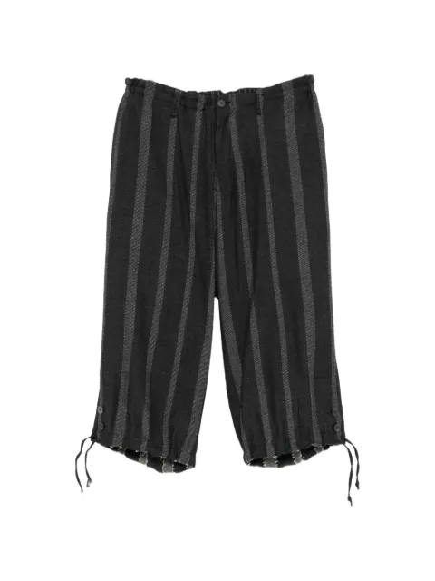 Yohji Yamamoto short ample à rayures