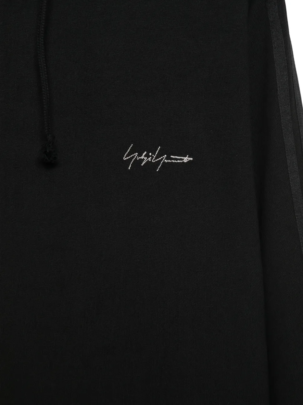 Yohji Yamamoto Y-3 Kuro hoodie met drie strepen Zwart