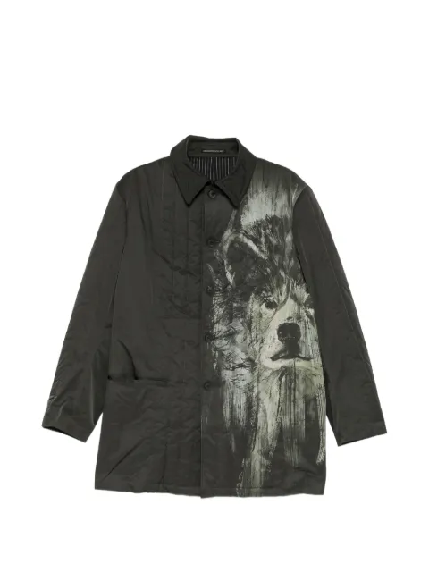 Yohji Yamamoto Rin printed padded jacket