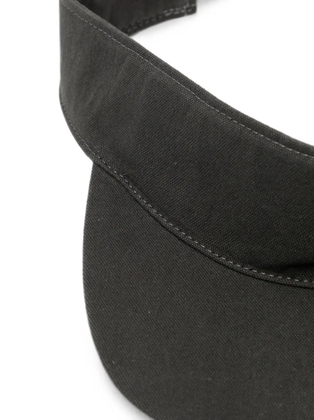Yohji Yamamoto Popeline zonneklep Grijs