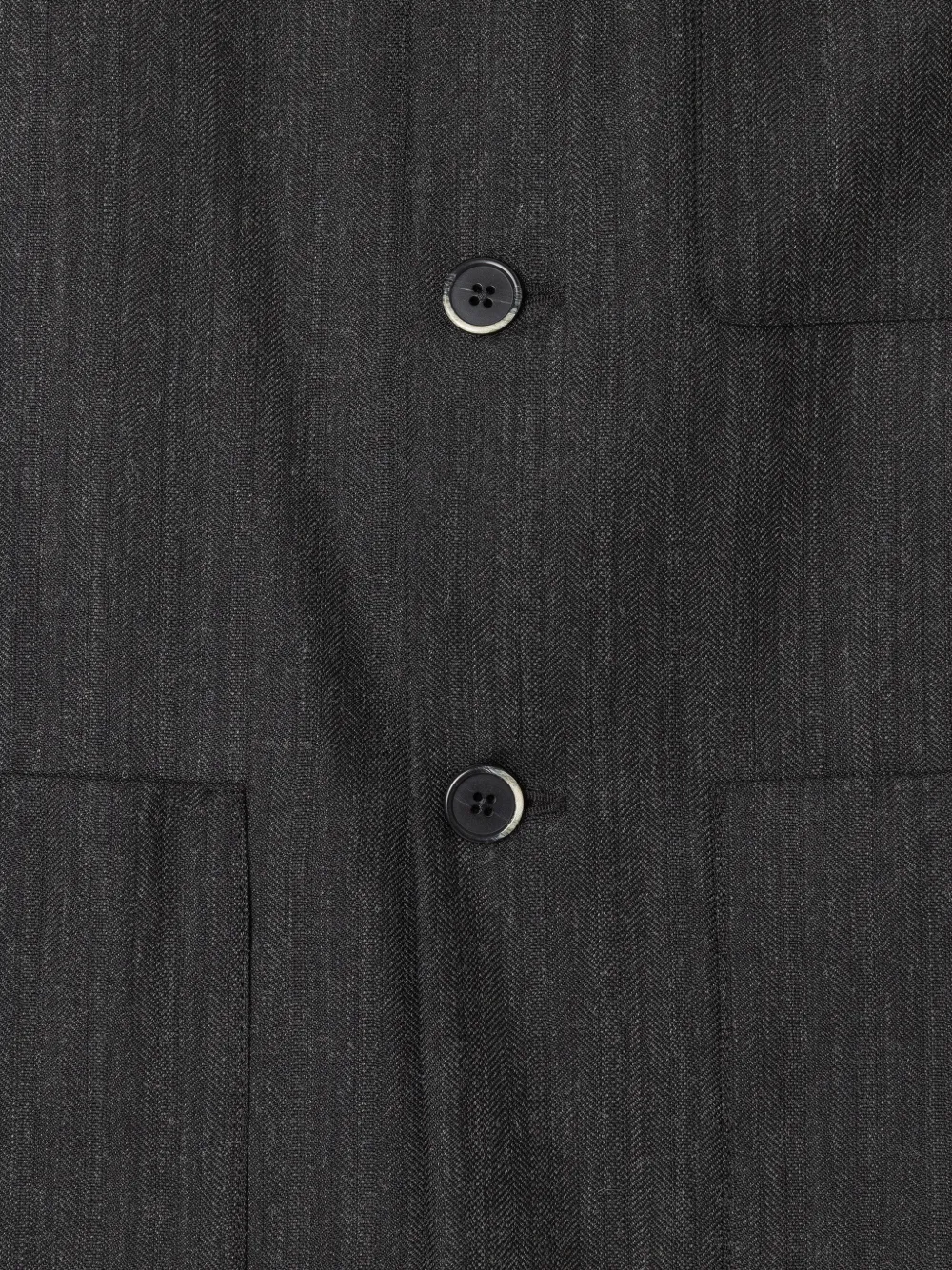 Barena herringbone virgin wool jacket Grijs