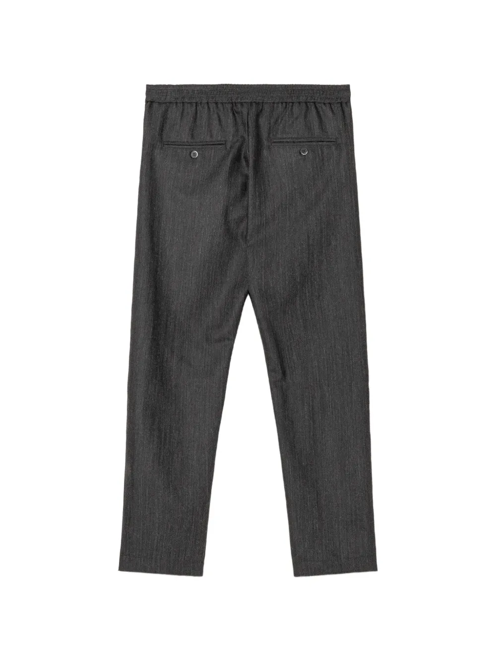 Barena Riobarbo Dile broek met visgraatpatroon Grijs