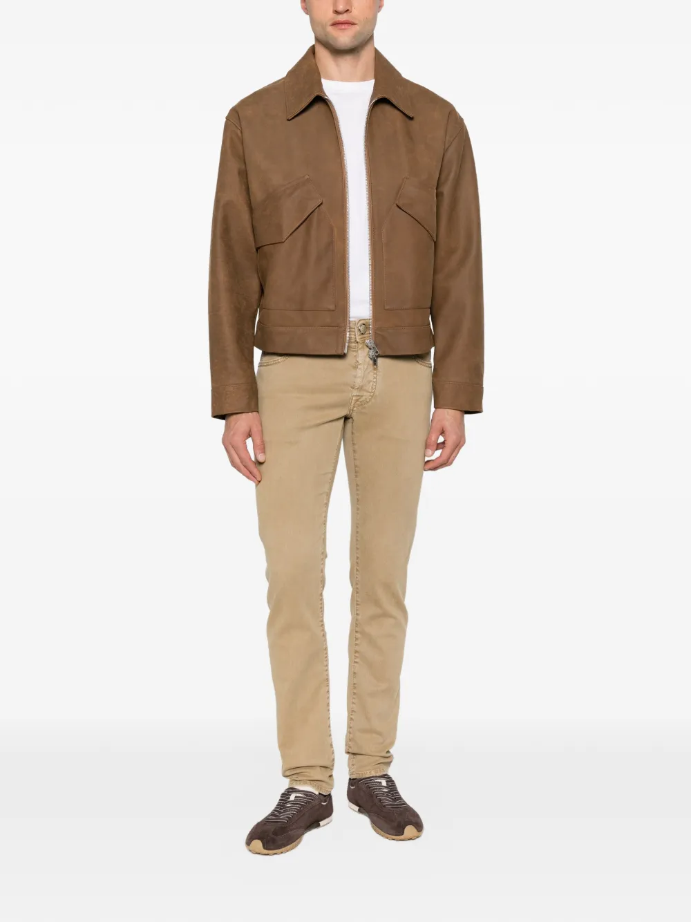 Jacob Cohën Nick slim-fit jeans Bruin