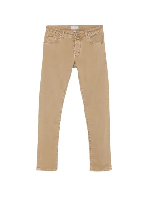 Jacob Cohën Nick logo-patch slim-fit jeans