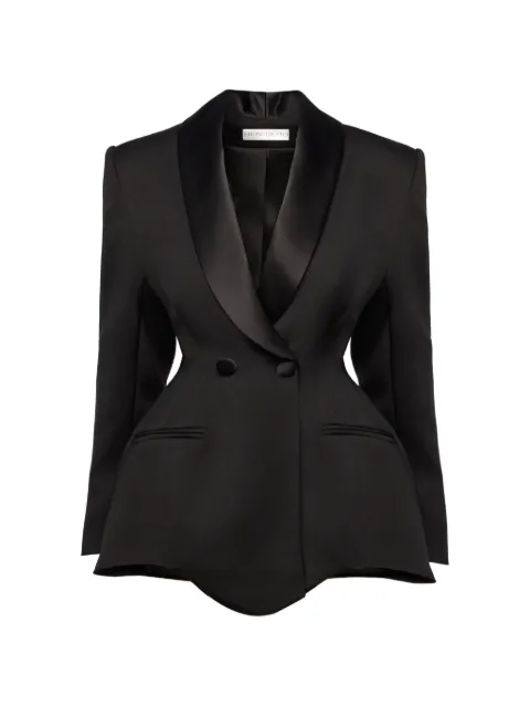 BENEDETTO shawl-lapel asymmetric blazer dress