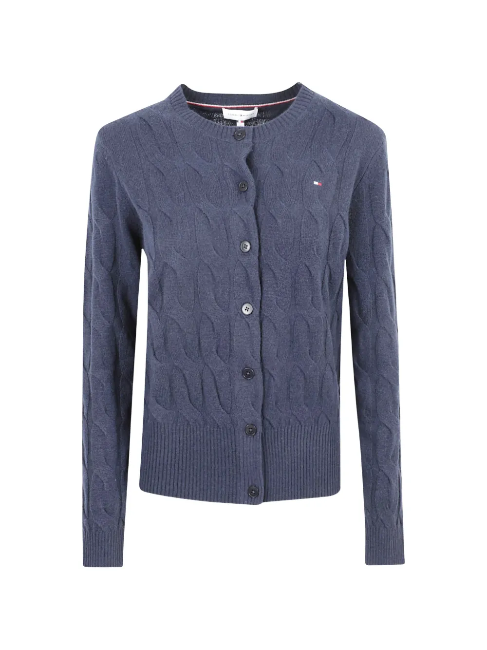Tommy Hilfiger cable-knit cardigan Blauw