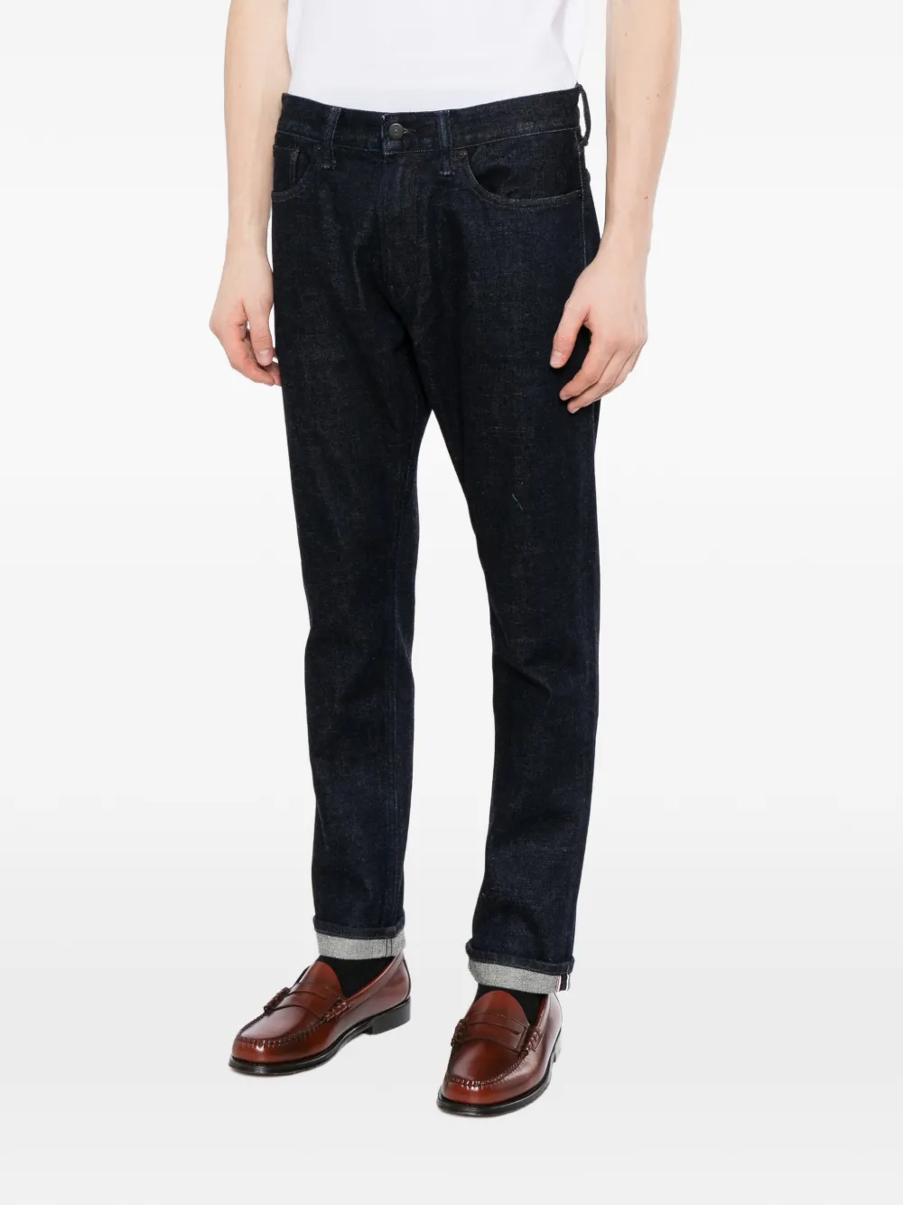 Polo Ralph Lauren The Parkside sportieve jeans met toelopende pijpen Blauw