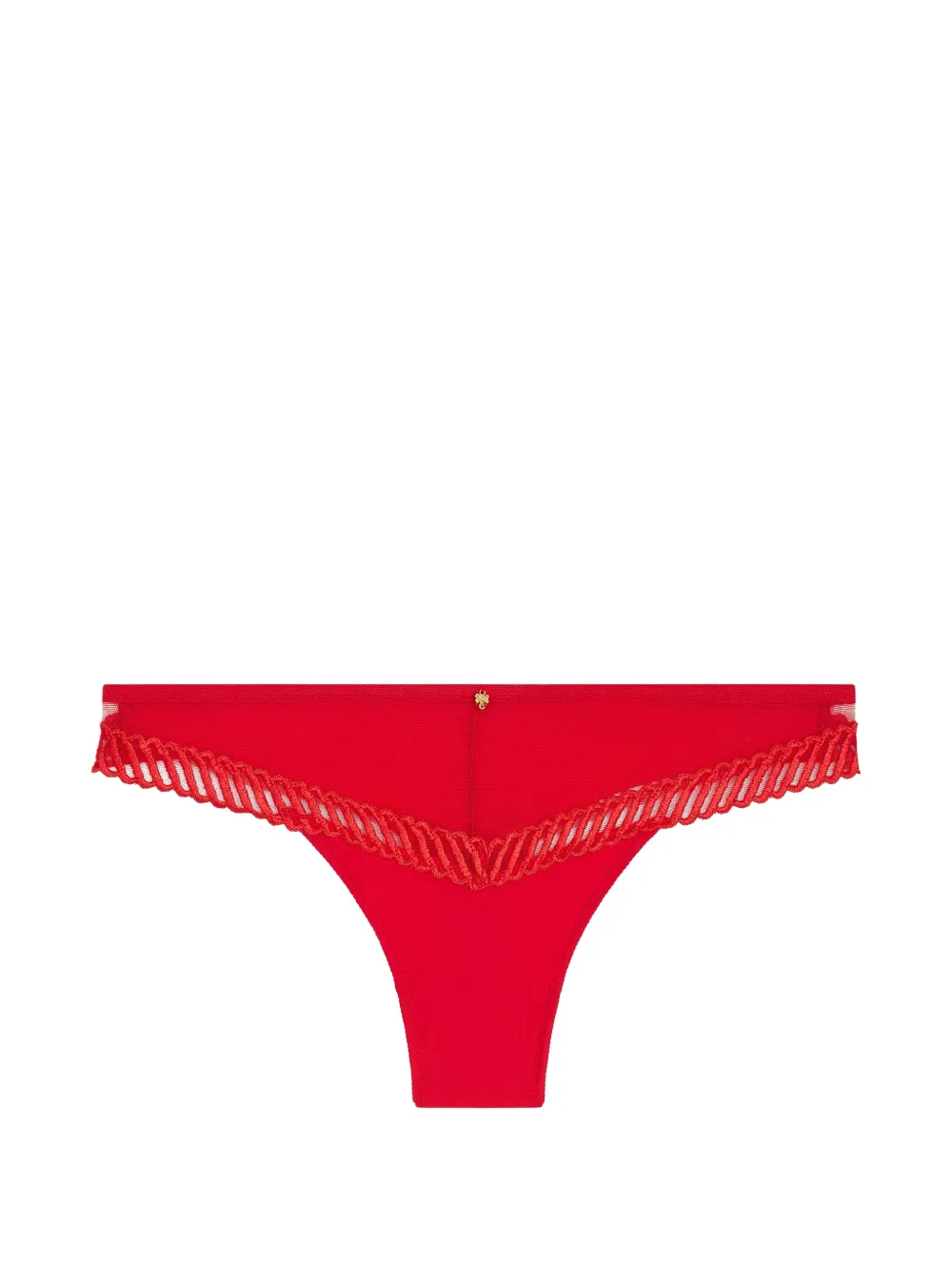 Aubade Sheer Emotion Slip mit Stickerei - Rot