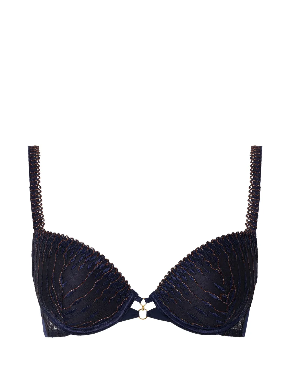 Aubade Reggiseno push-up Voodoo Kiss - Blu