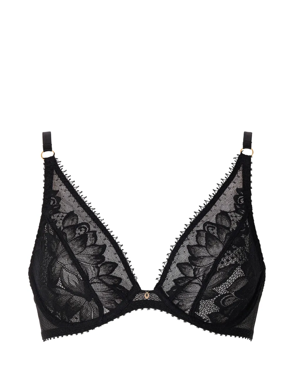 Aubade Reggiseno Flawless Love in pizzo - Nero
