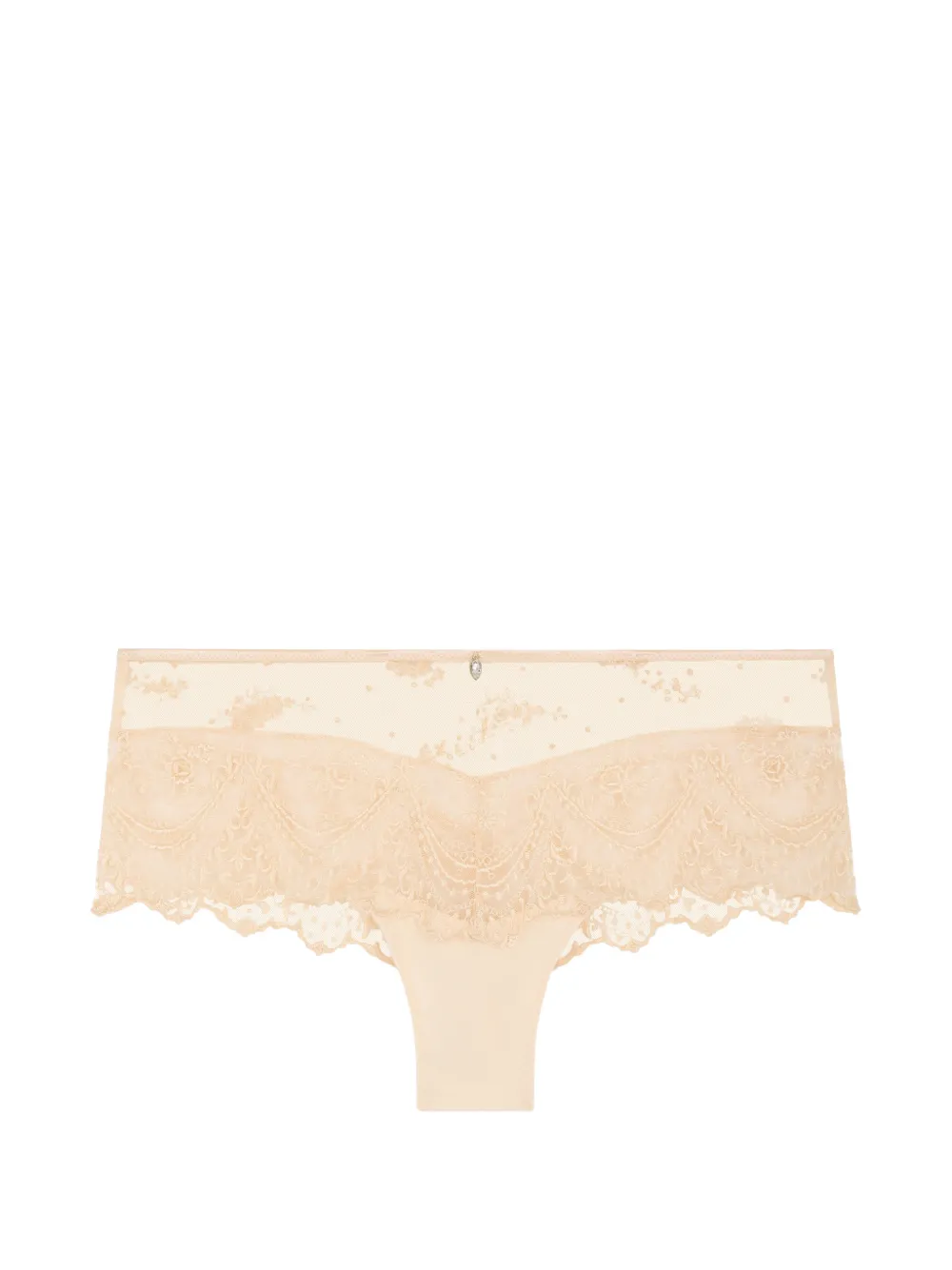 Aubade Antique Lights Slip mit Spitzenstickerei - Nude