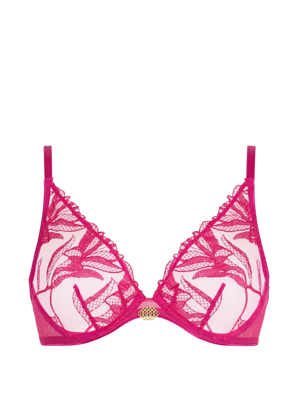Aubade Reggiseno a triangolo Sweet Euphoria con ricamo - Rosa