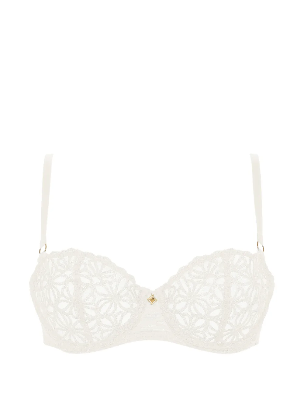 Aubade Secret Memories floral-embroidered bra