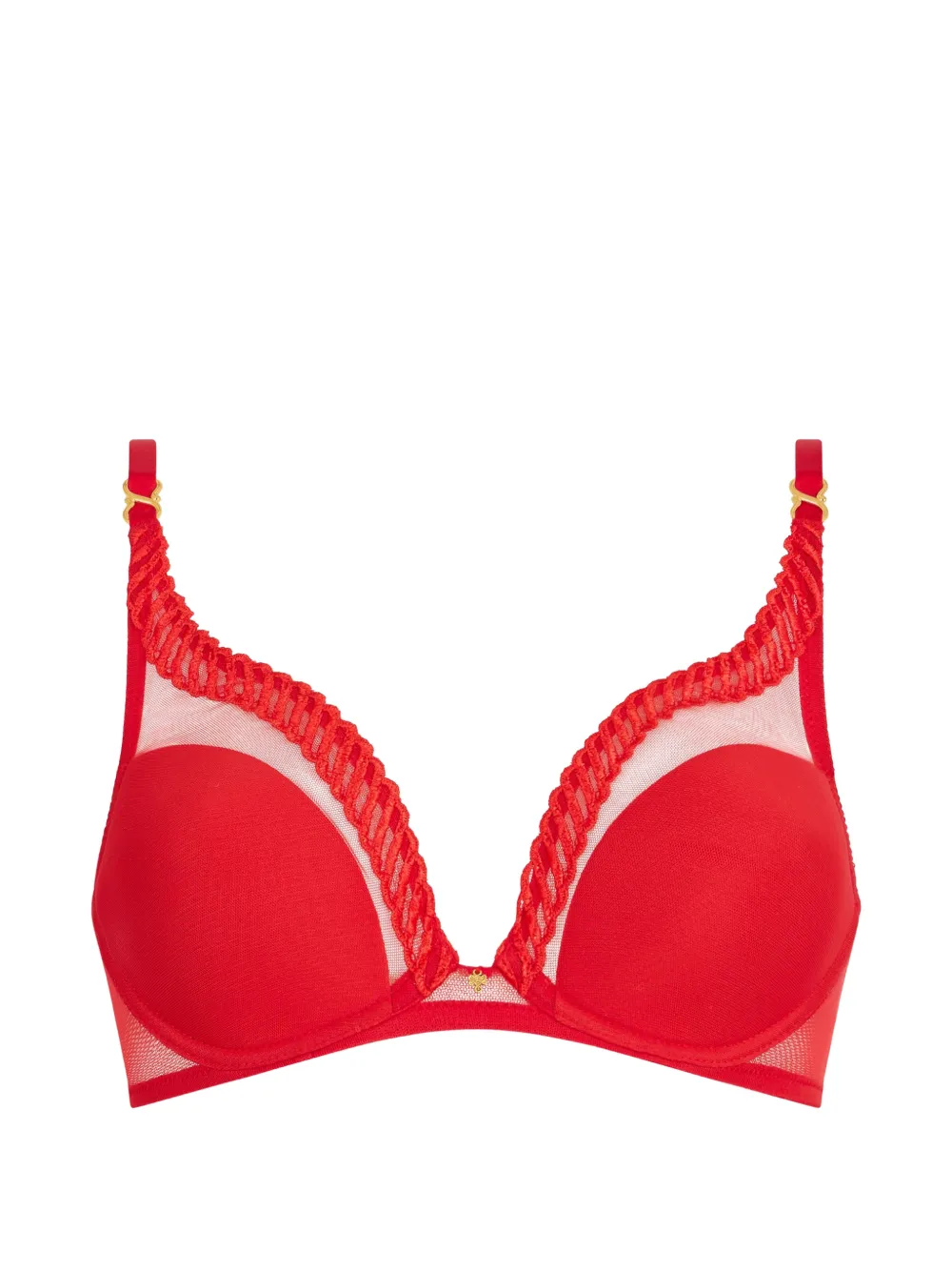 Aubade Sheer Emotion embroidered triangle bra