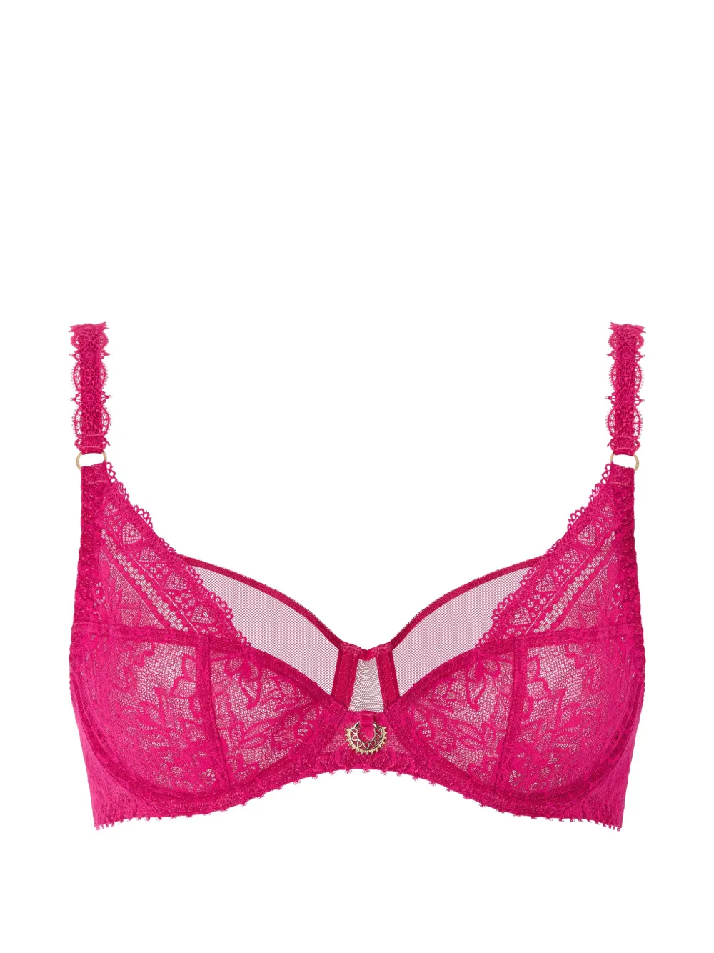 Aubade Reggiseno Ivresse Baroque ricamato in pizzo - Rosa