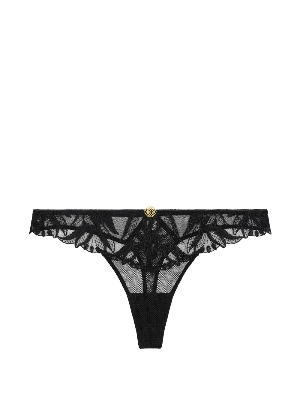 Aubade Perizoma Sweet Euphoria con ricamo - Nero