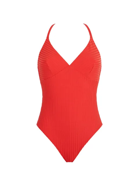 Aubade Sun Pop ribbed-knit swimsuit