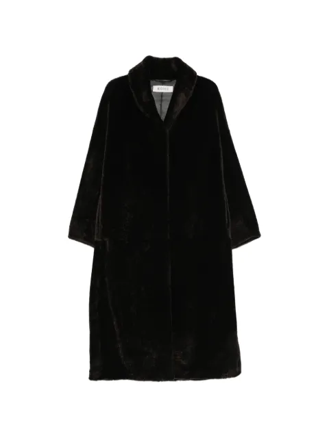 Róhe shearling shawl-collar coat