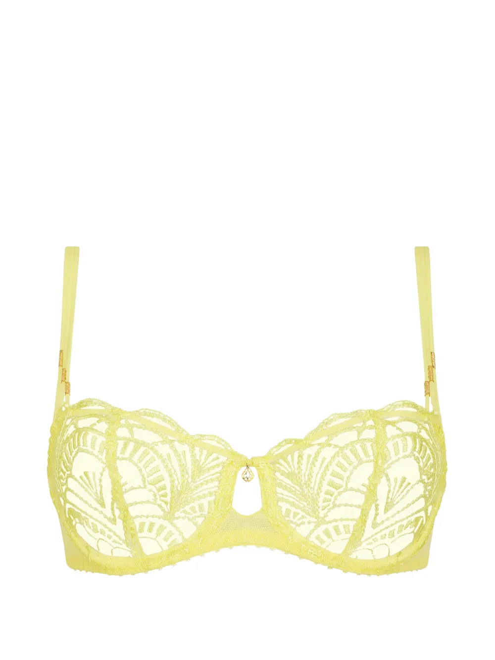 Aubade Reggiseno Vibes con ricamo - Giallo