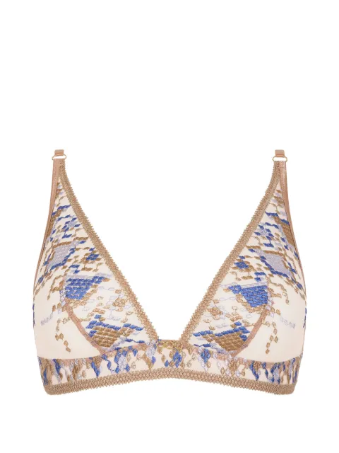 Aubade Poetic Delights embroidered bralette