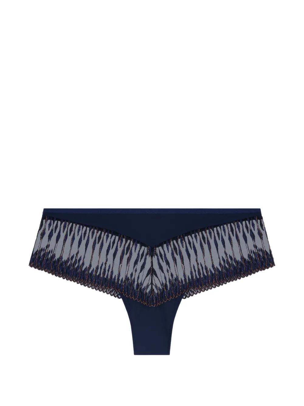 Aubade Slip Voodoo Kiss con ricamo - Blu