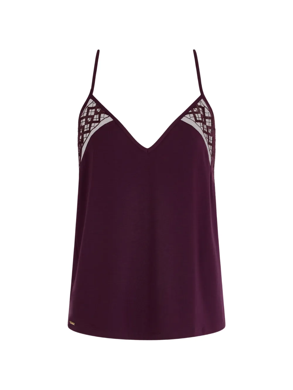 Aubade haut de pyjama Sweet Obsession à empiècement en dentelle - Violet Aubade haut de pyjama Sweet Obsession à empiècement en dentelle - Violet