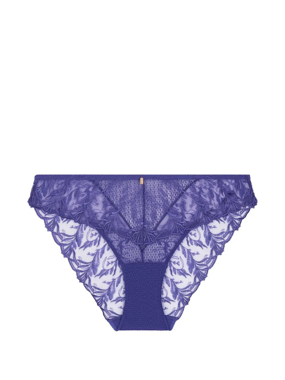 Aubade Slip Hidden Treasure con ricamo - Viola