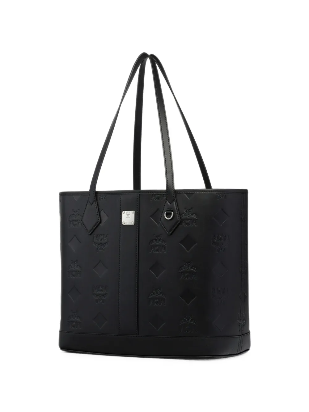 MCM Medium New Liz shopper met logo-reliëf Zwart