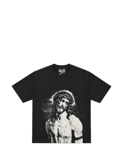 Melt graphic-print T-shirt