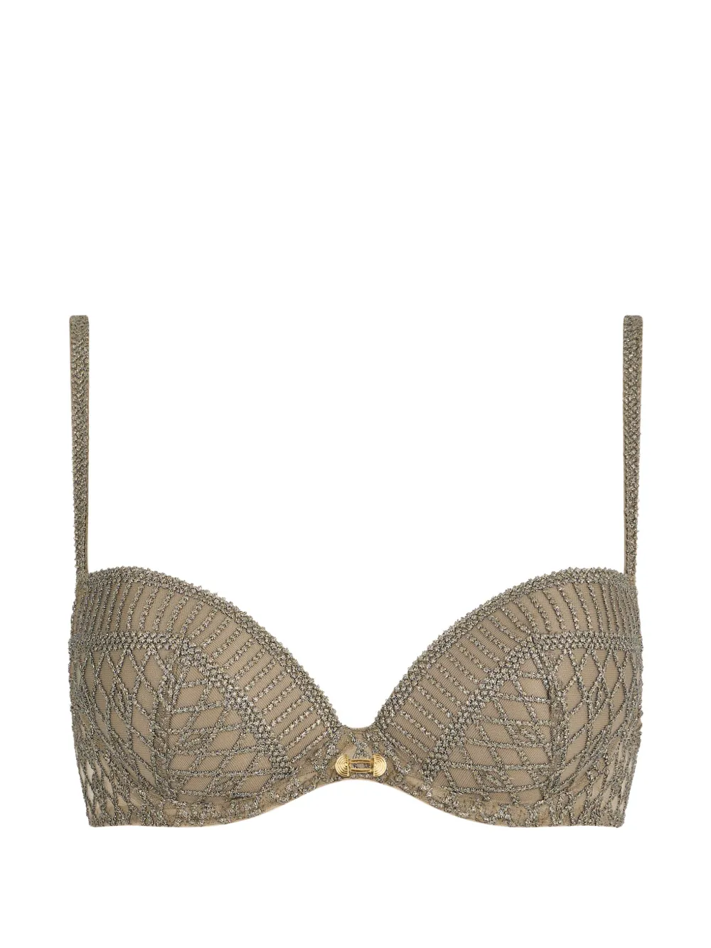Aubade Reggiseno push-up Stardust Dream ricamato - Verde