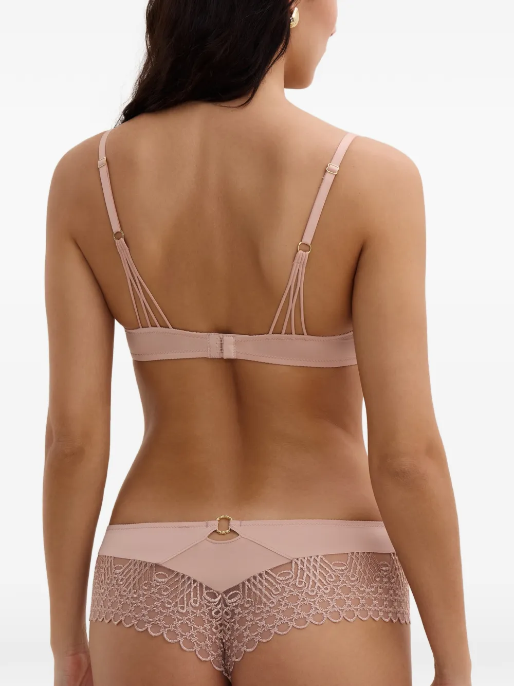 Aubade Éloge du Désir slip met kanten afwerking Beige