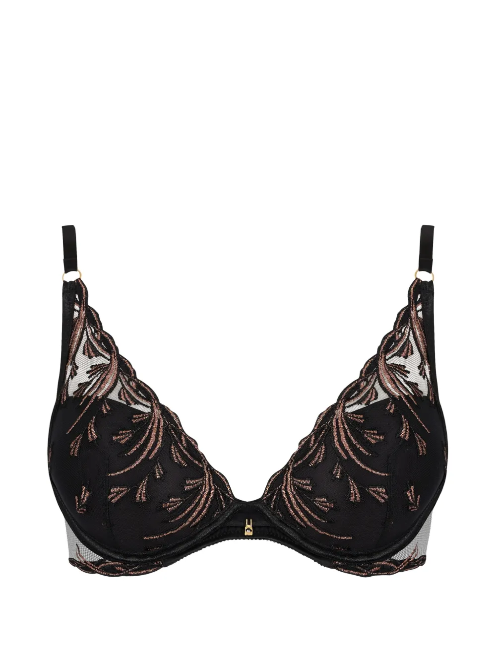 Aubade Cosmic Romance embroidered plunge bra