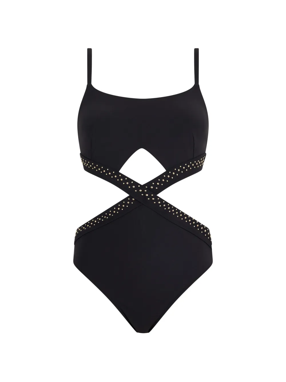 Aubade Costume intero Summer Stars con borchie - Nero