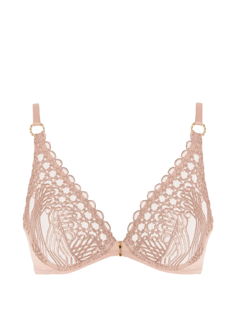 Aubade Éloge du Désir embroidered triangle bra