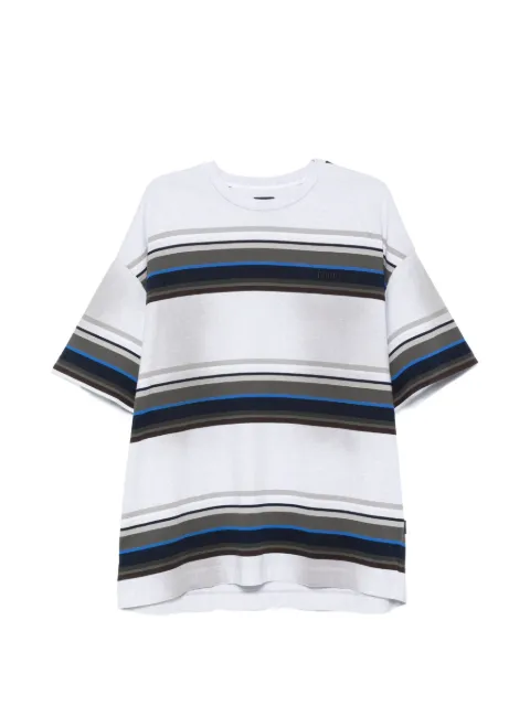 Juun.J striped cotton T-shirt