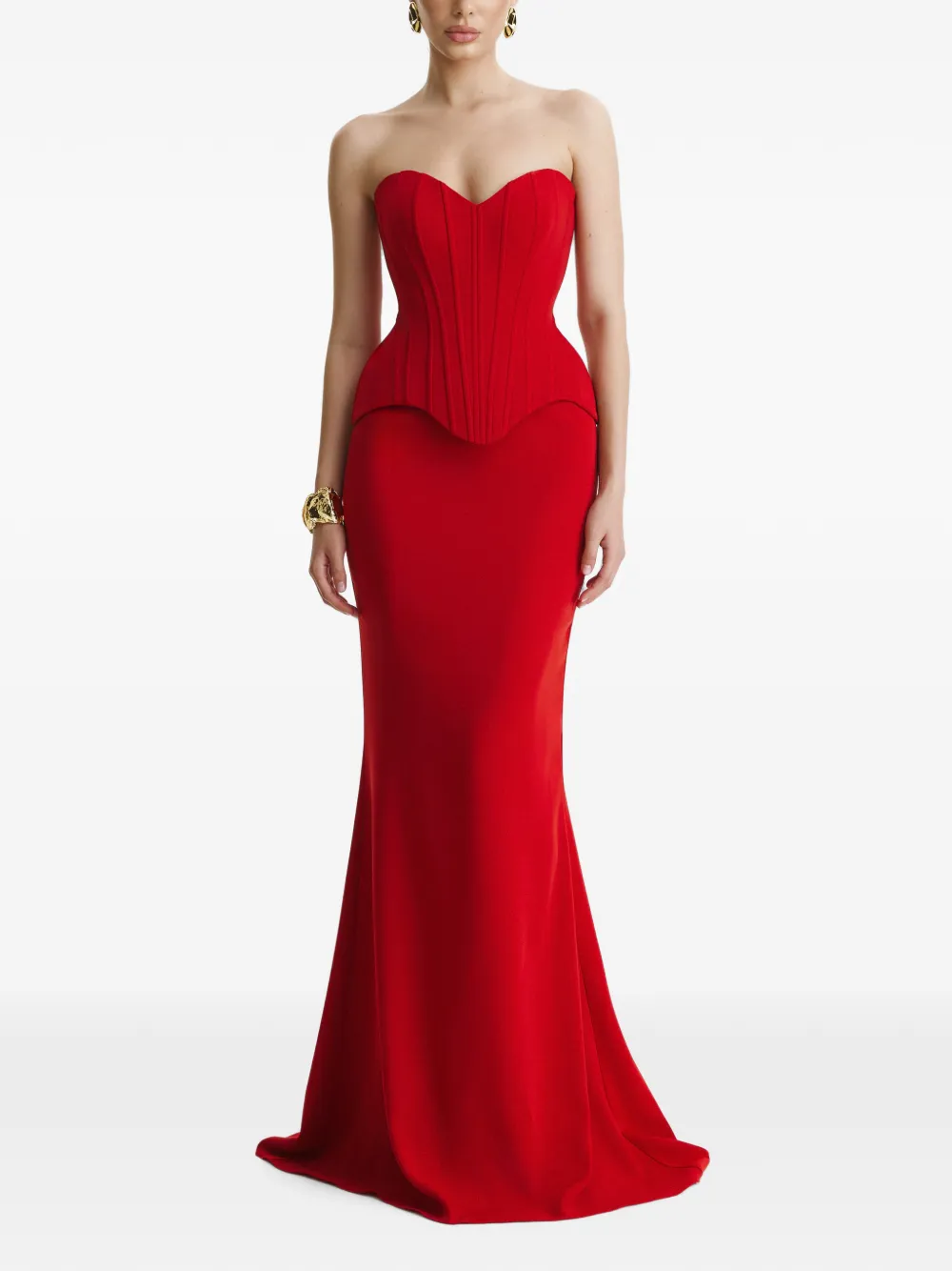 BENEDETTO high-waisted maxi skirt