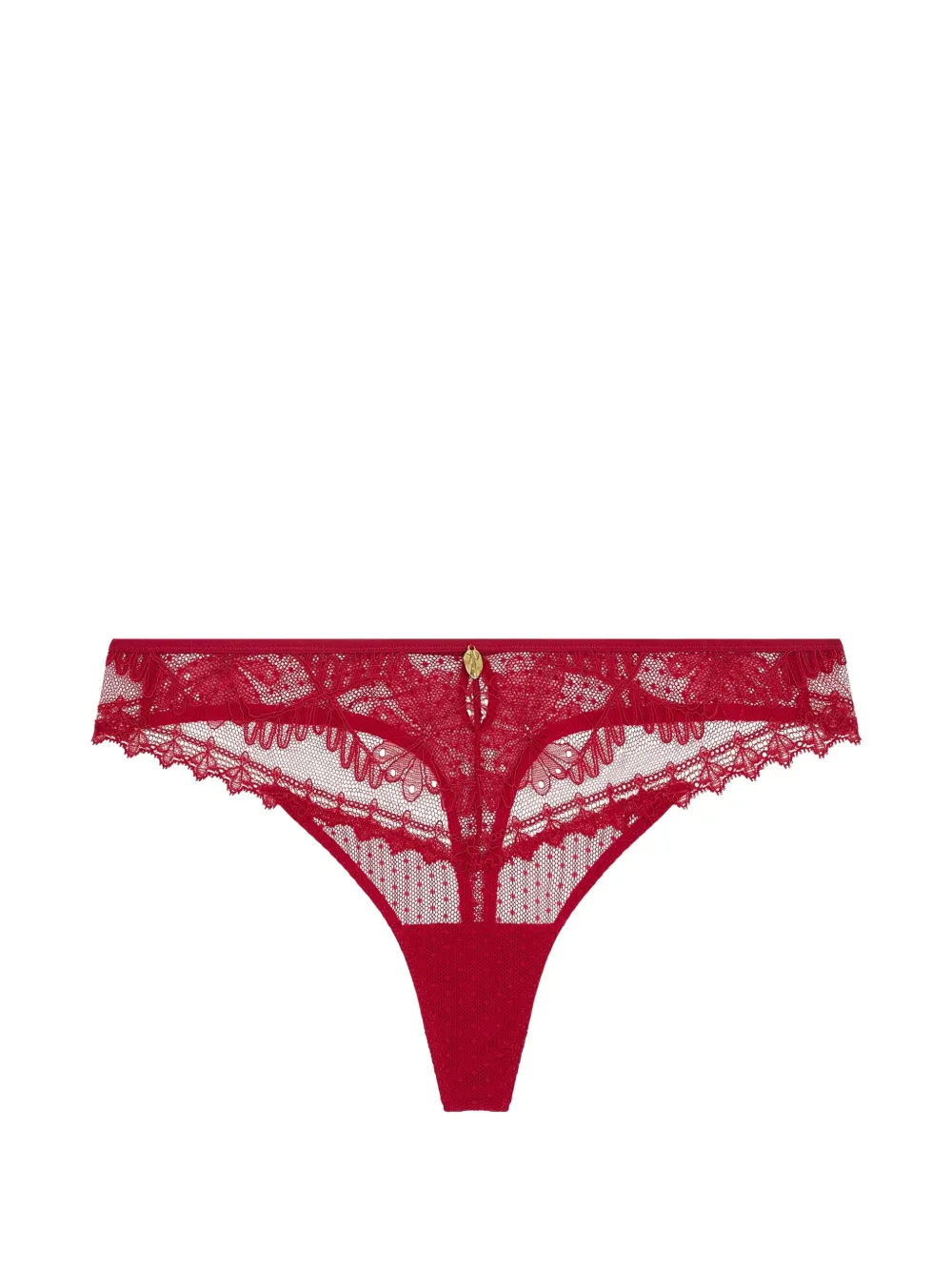 Aubade Perizoma Mystery of Love in pizzo ricamato - Rosso