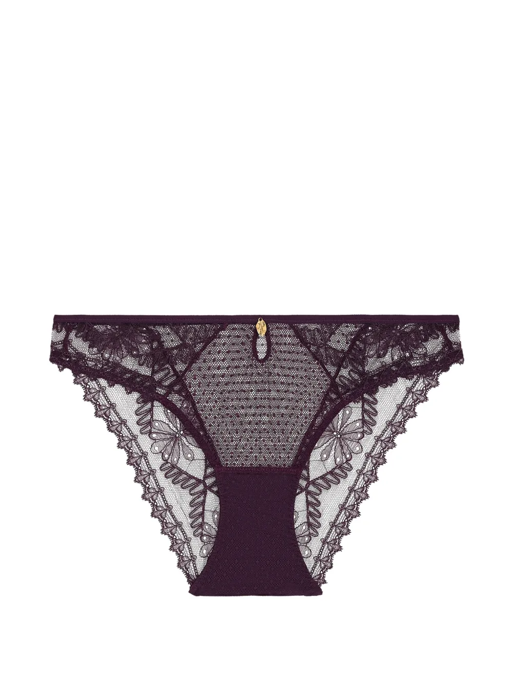 Aubade Slip Mystery of Love in pizzo - Viola