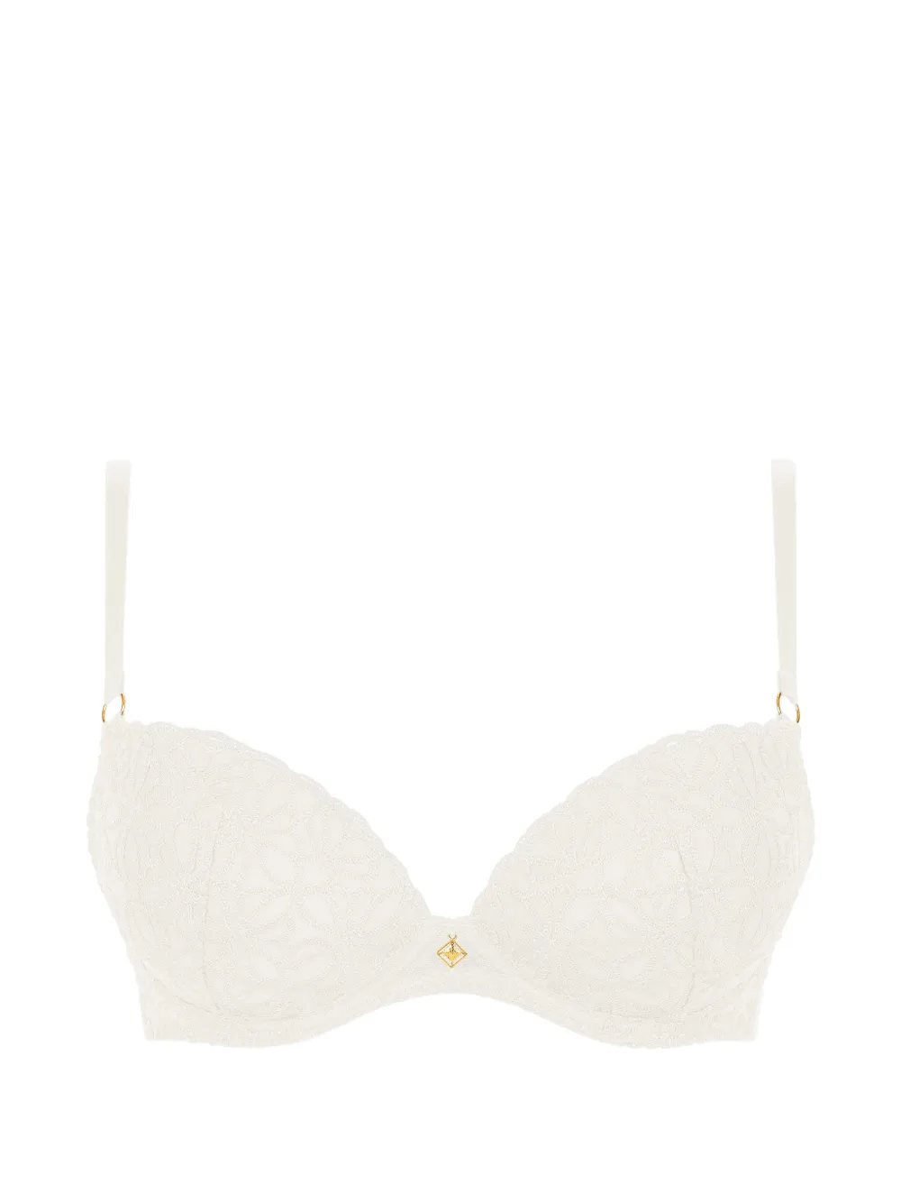 Aubade Reggiseno push-up Secret Memories ricamato - Bianco