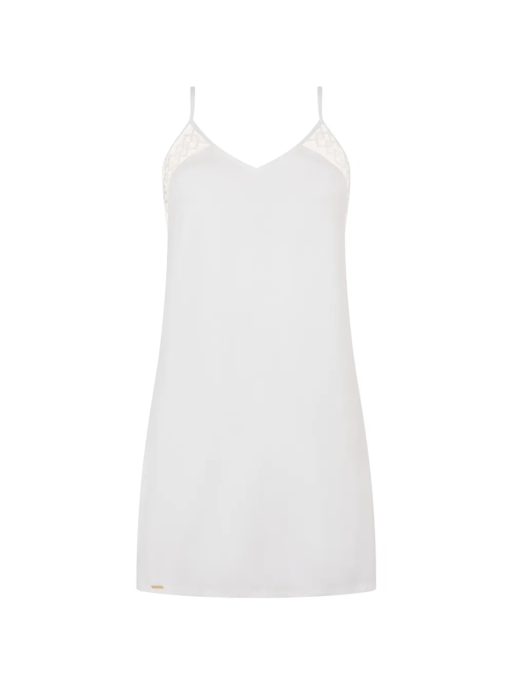 Aubade robe-nuisette Sweet Obsession à empiècements en dentelle - Blanc Aubade robe-nuisette Sweet Obsession à empiècements en dentelle - Blanc