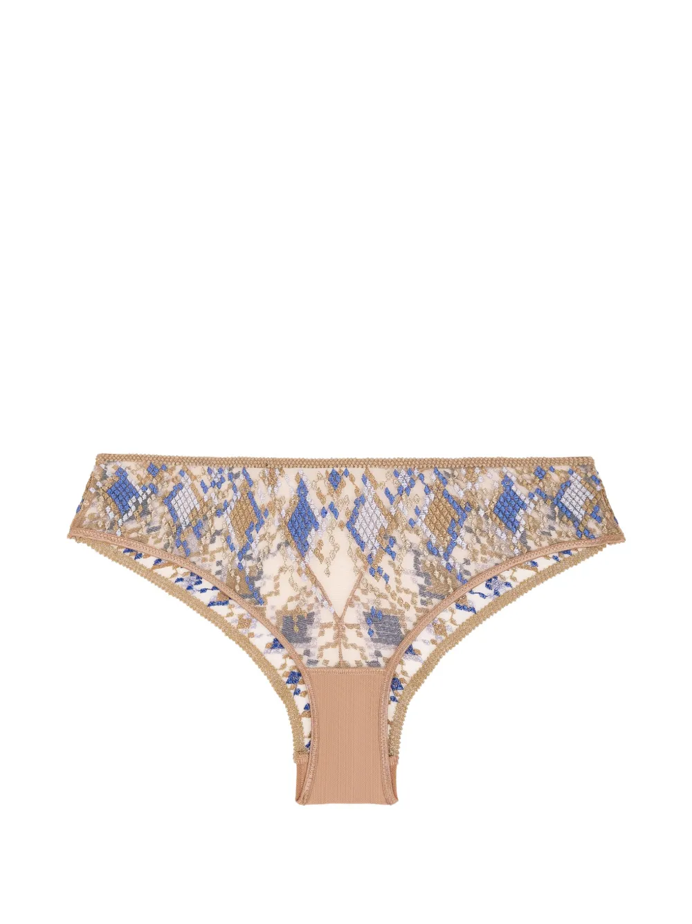 Aubade Slip hipster Poetic Delights ricamati - Toni neutri
