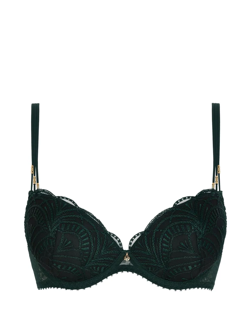 Aubade Vibes Push-up-BH mit Stickerei - Grün