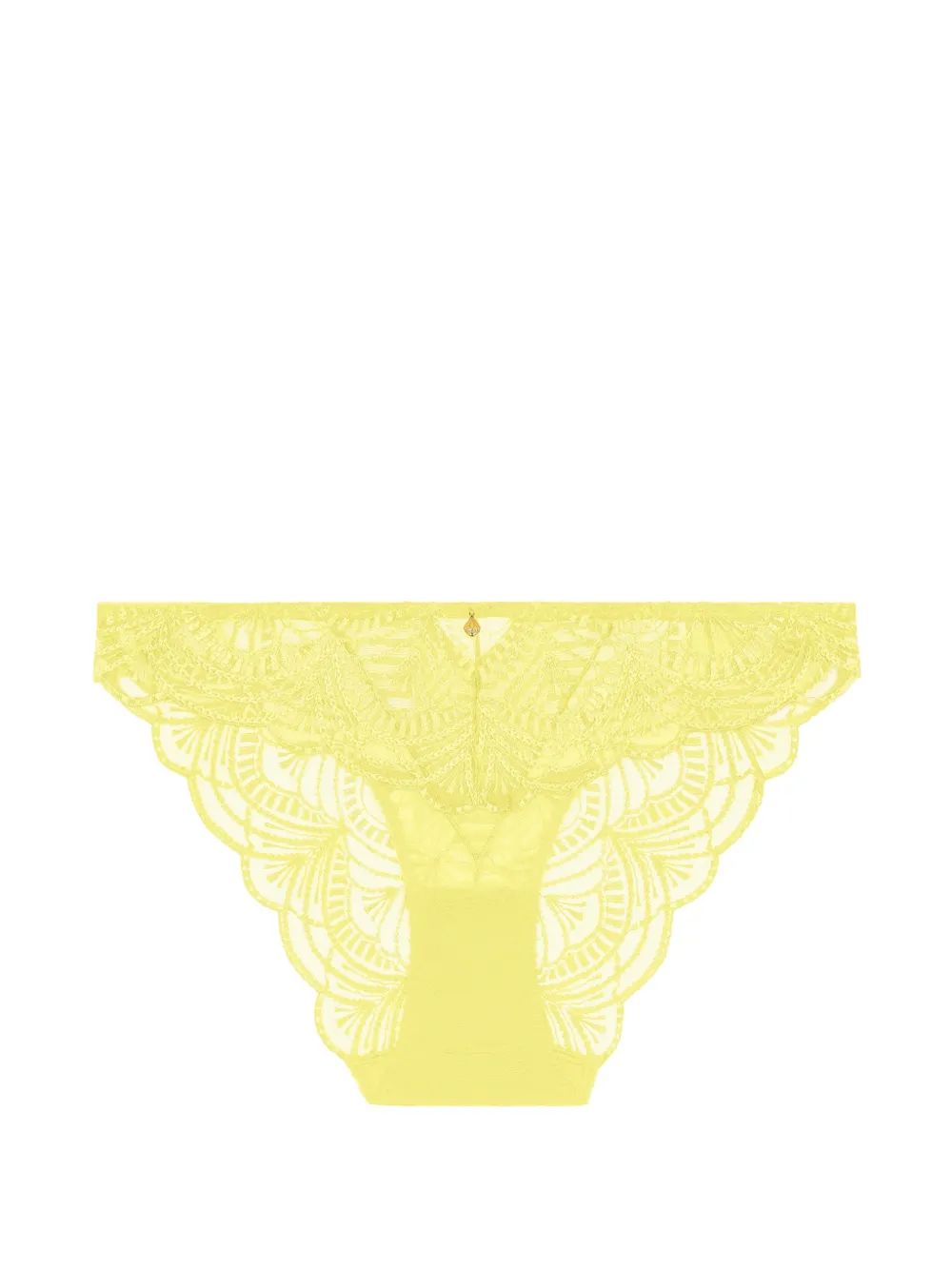 Aubade Slip Vibes con ricamo - Giallo