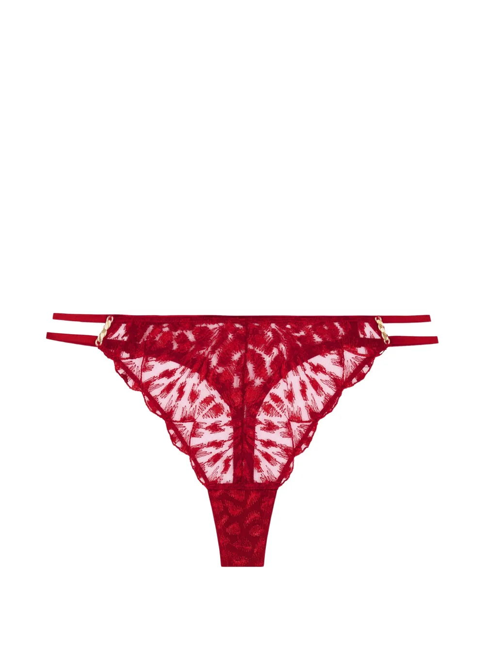 Aubade Bestickter Crazy in Love Slip - Rot