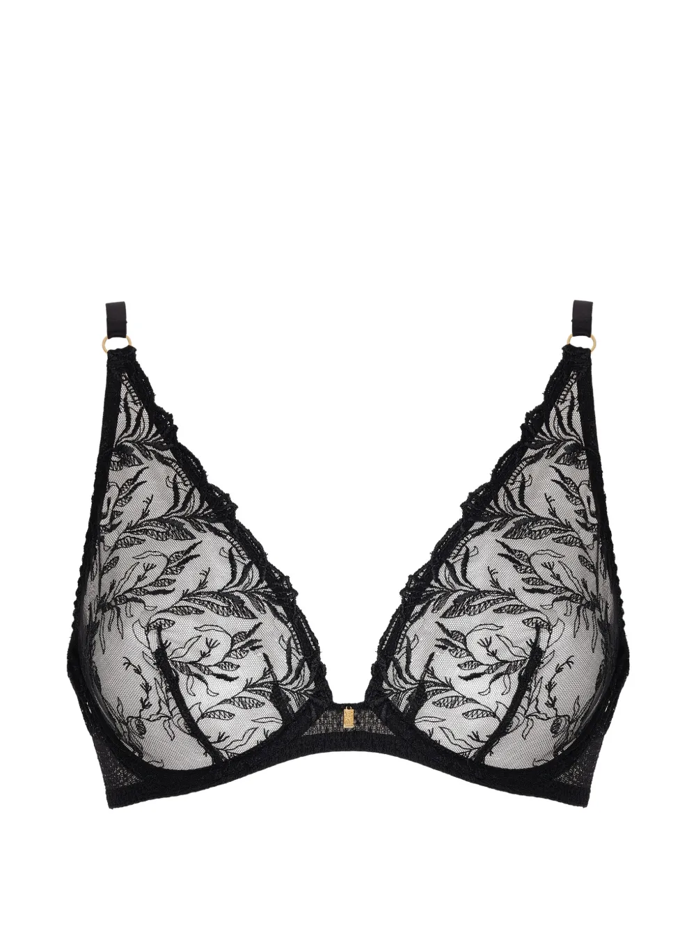 Aubade Reggiseno con ricamo Hidden Treasure - Nero