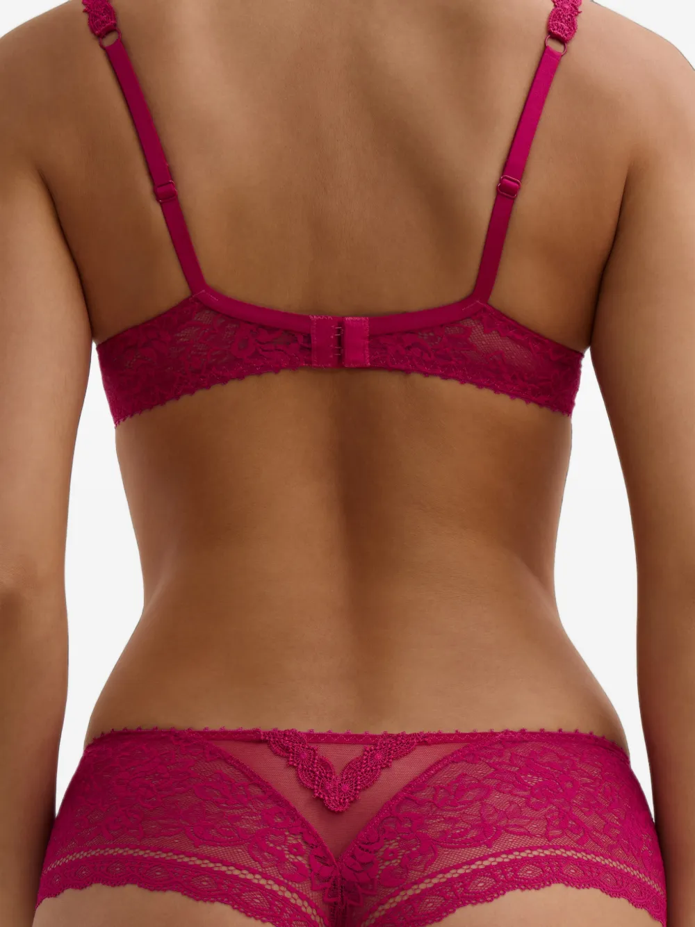 Aubade Ivresse slip met barok en kant Roze